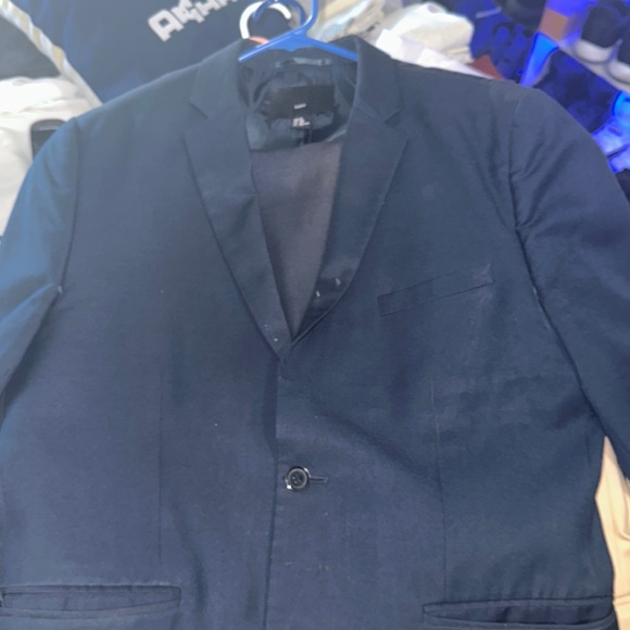H&M Suits & Blazers Navy Blue Suit Hm Poshmark